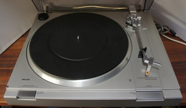 Platine Vinyle Philips F7130 - Révisée Pro - Courroie Et Cellule Neuves - Hi-Fi