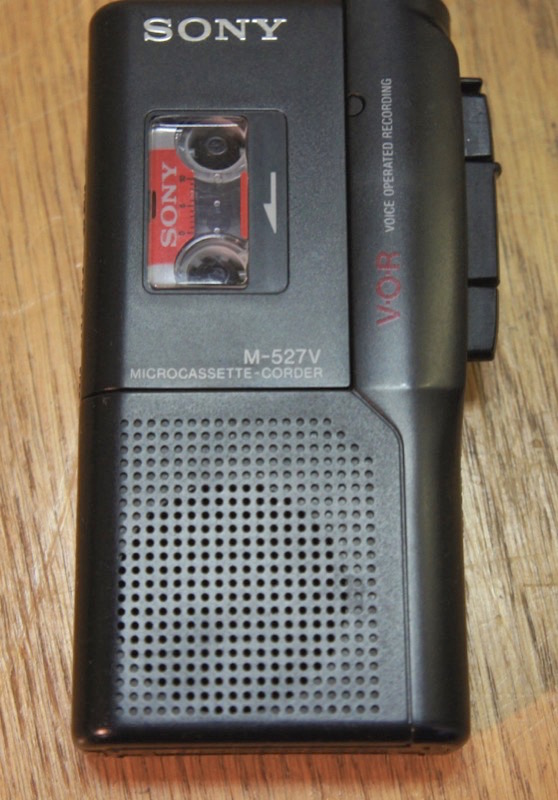 Enregistreur Micro Cassette Sony M-527V – Pour Pièces, Avec Notice Et Cassettes