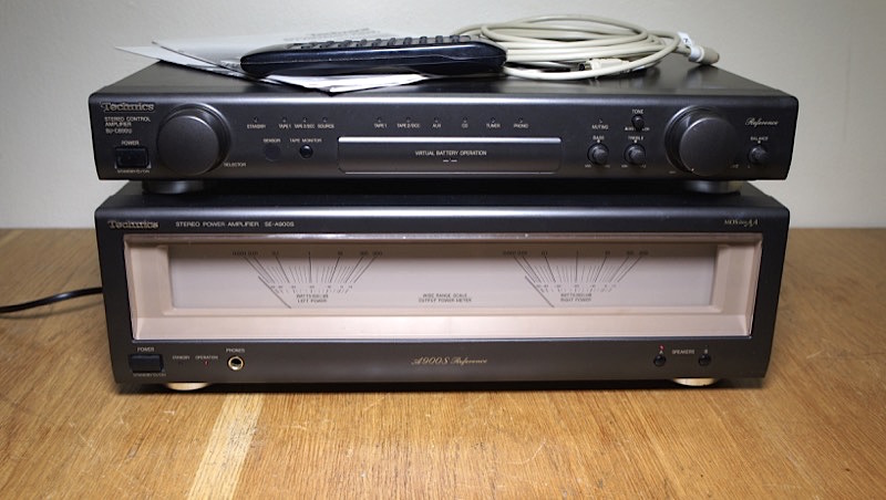 Technics SE-A900S paate- ja SU-C800U etuvahvistin – Classic Audio