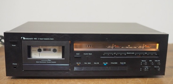 Platine cassette Nakamichi 480 (révisée/courroies neuves