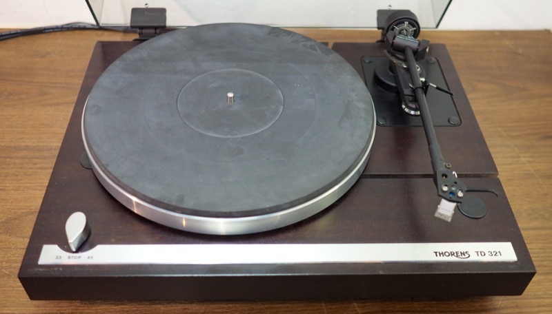 A retro 20th Century stunning Thorens TD 321 suspended chassis