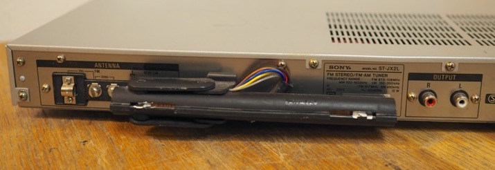 Tuner Sony ST-JX2L – Argenté, Révisé, AM/FM, Très Bon état