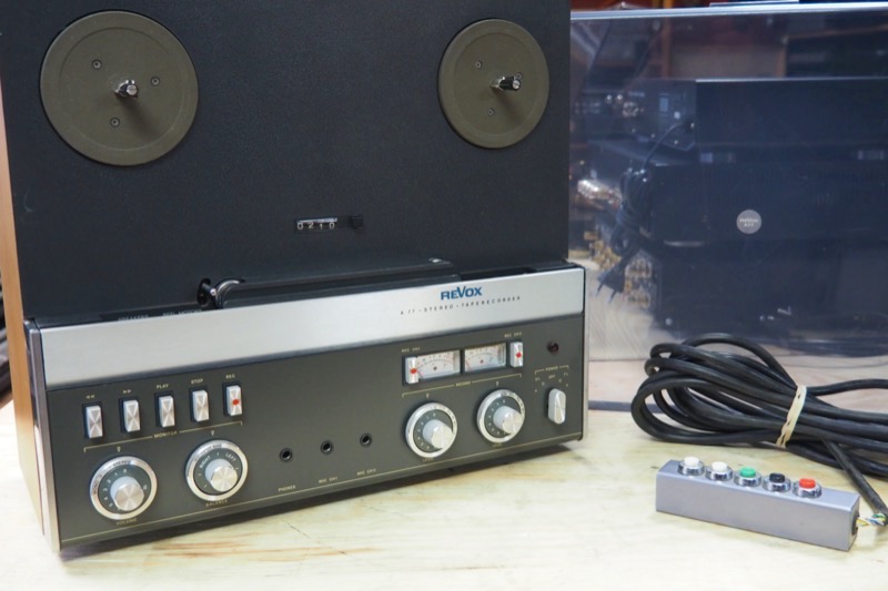 Revox A77 rénové. Portable amplificateur stéréo incorporés 6 haut