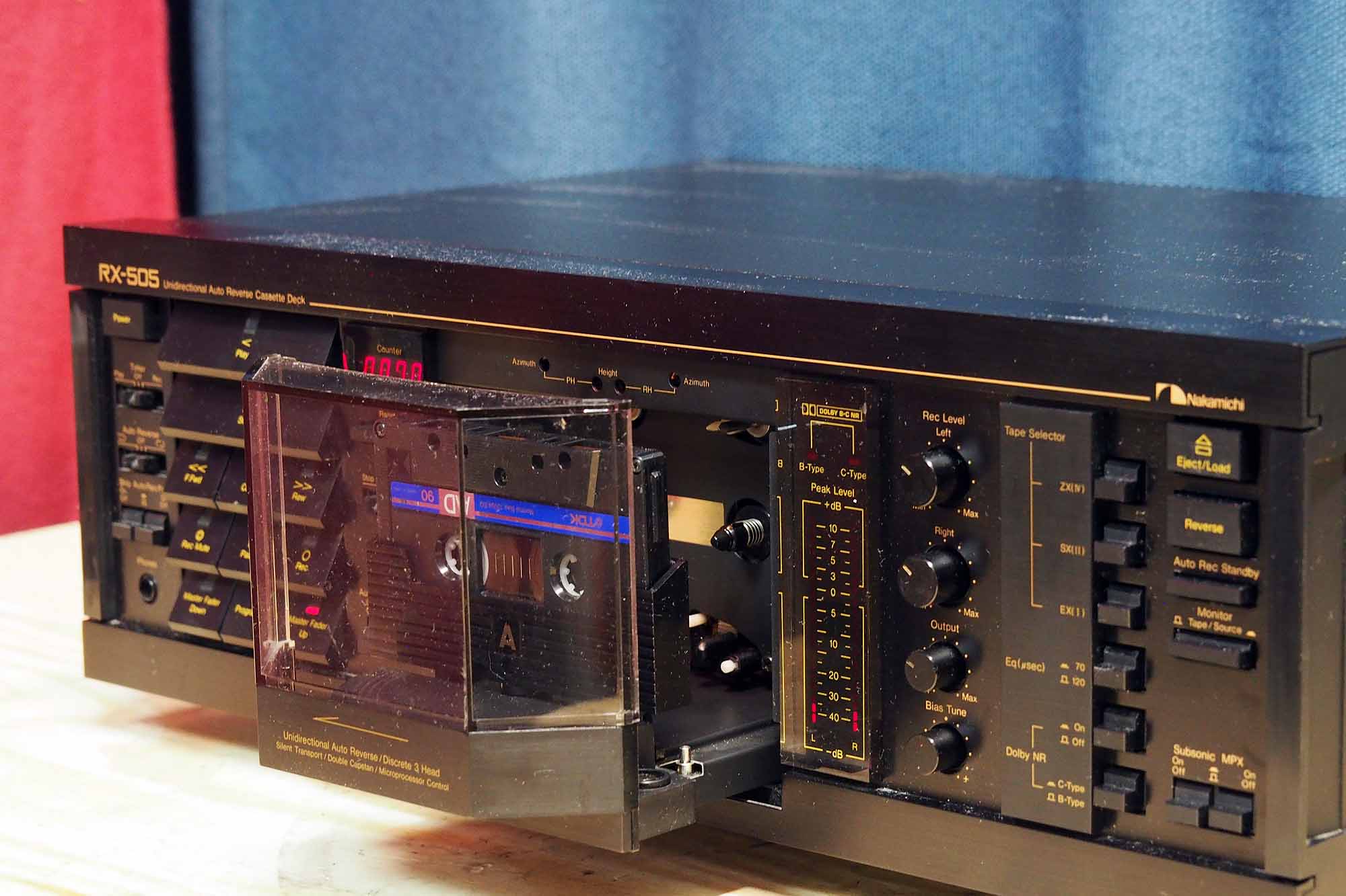 Lecteur Cassette Nakamichi RX-505 Vintage - Japon, Occasion En état Fonctionnel