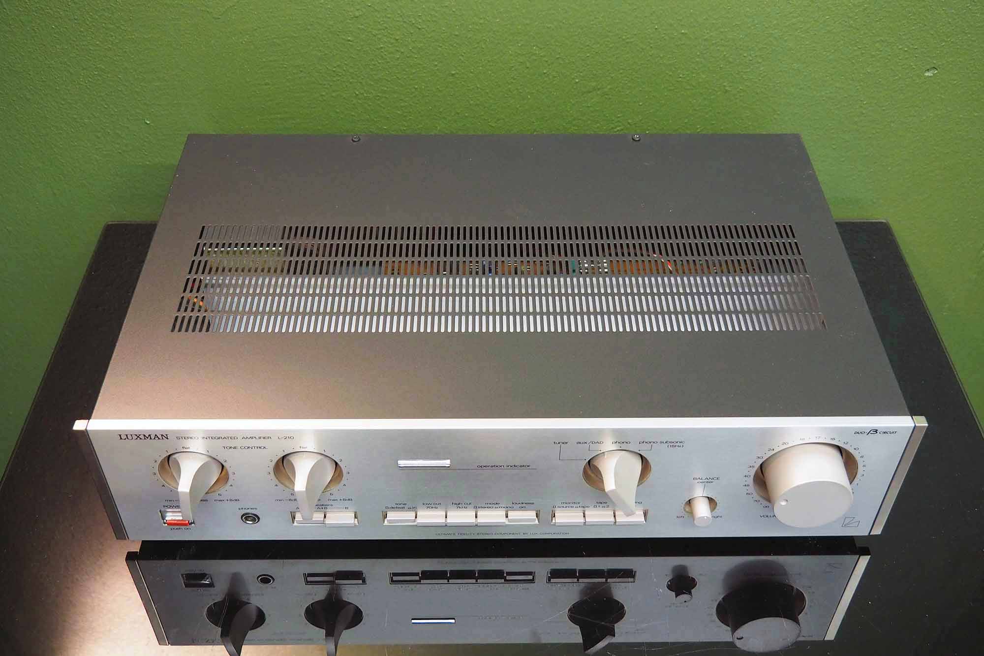 Platine Cassettes Luxman K-210 – Bon état Fonctionnel, Petit Défaut Esthétique