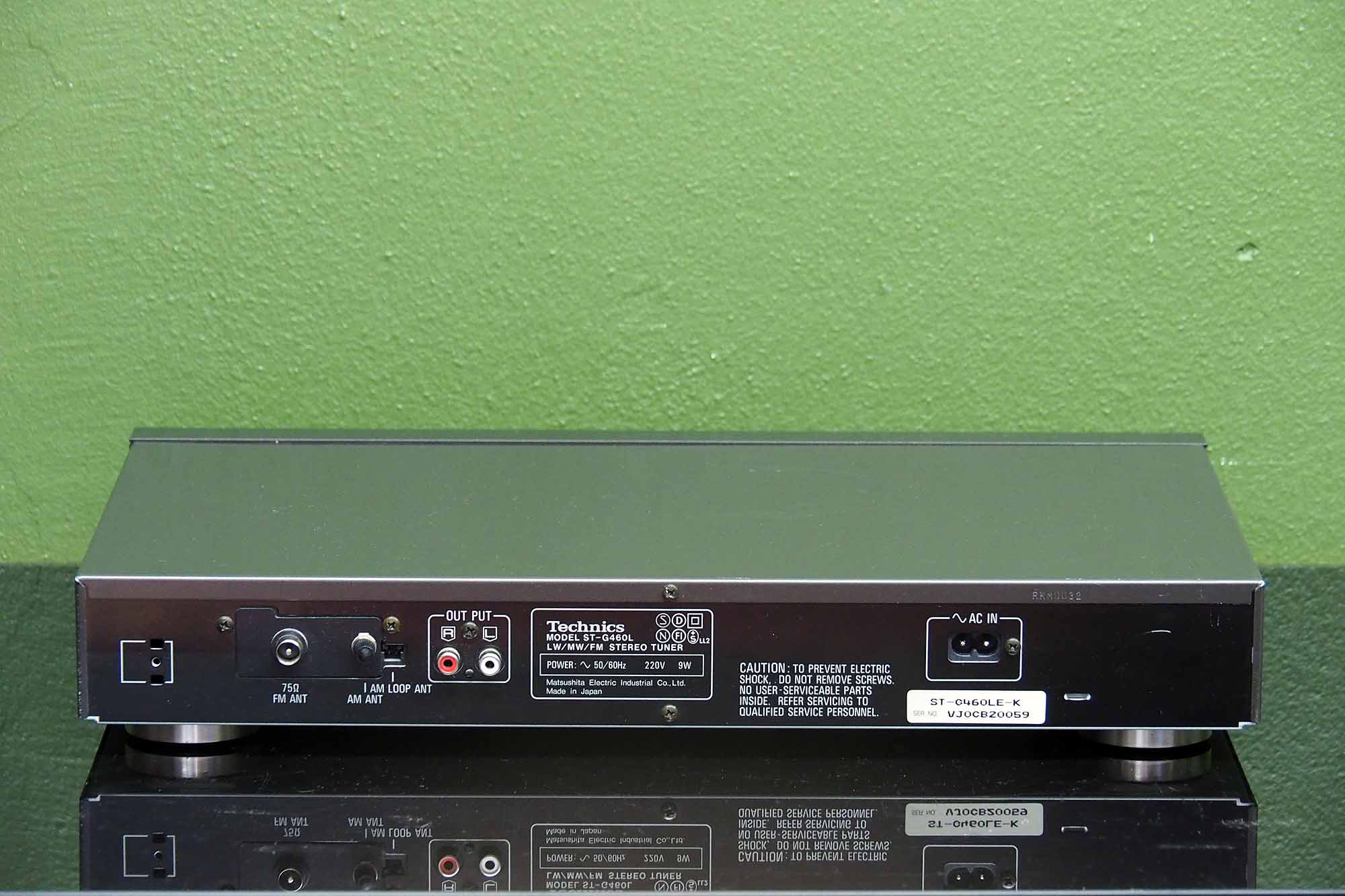 Tuner Technics ST-G460L - Révisé Pro - FM/AM - Noir