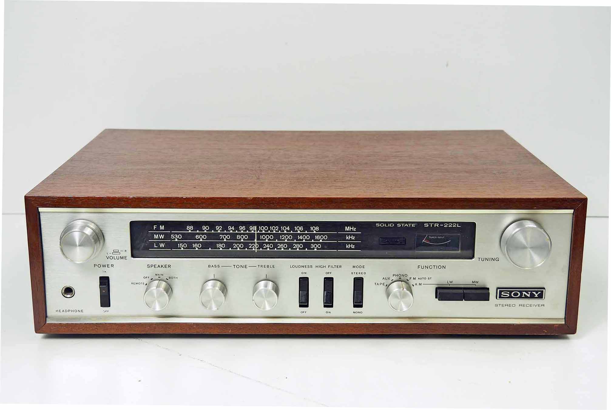 Ampli Tuner Vintage Sony STR 222L Solid State - Occasion Fonctionnel