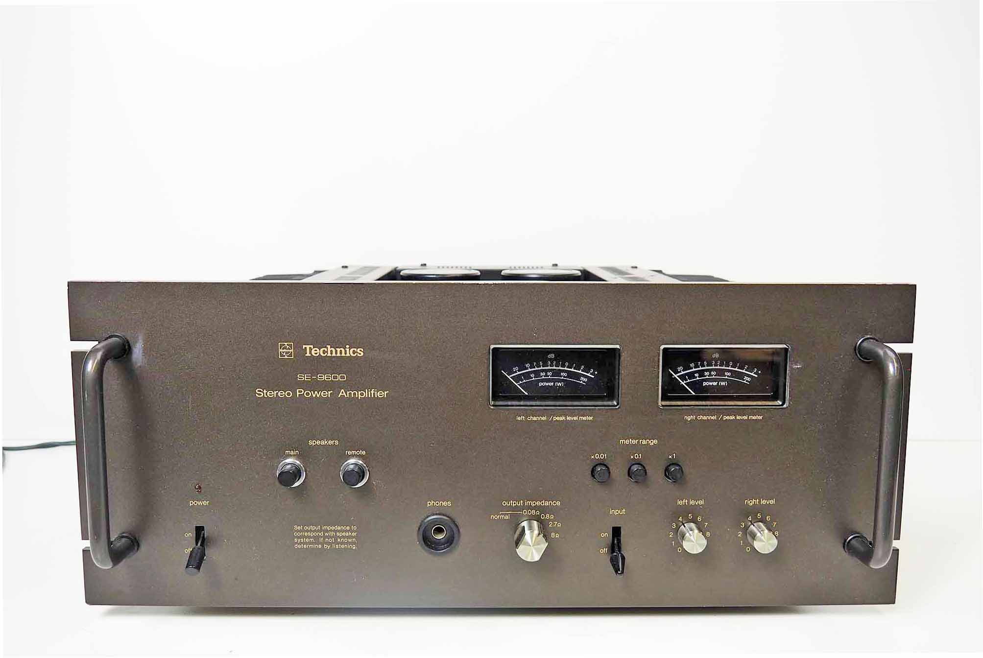 Used Technics SE-9600 Stereo power amplifiers for Sale | HifiShark.com